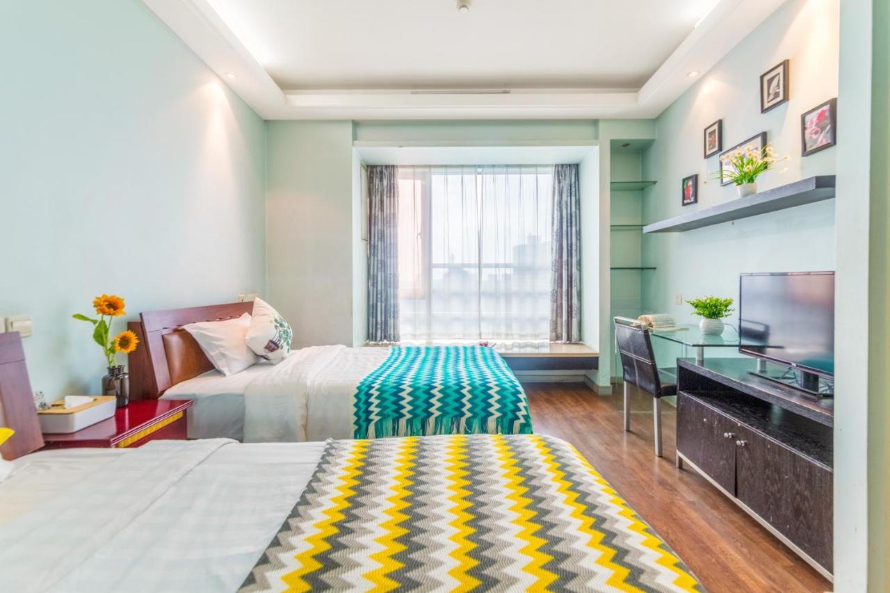 Shanghai Jiarong Hotel Apartment Buitenkant foto